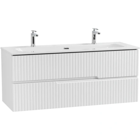 Тумба под раковину Cezares DUET-N-1200-2C-SO-BO Bianco Opaco