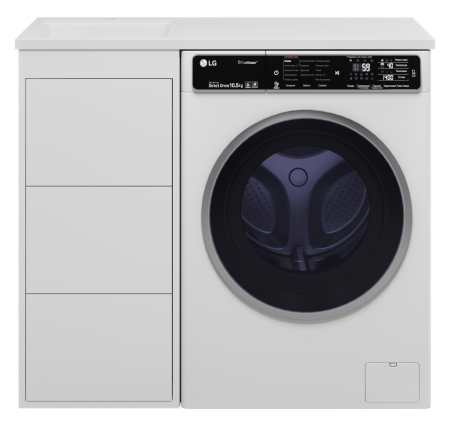 Тумба под стиральную машину Brevita Grafit 40 GRA-01040-023Я