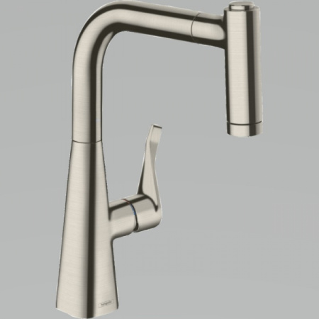 Смеситель для кухонной мойки hansgrohe Metris M71 73800800