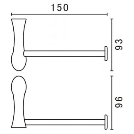 Держатель туалетной бумаги Art&Max AM-E-1583