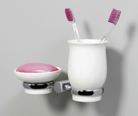 Стакан для зубных щеток и мыльницы Wasserkraft K-24226 SET1514