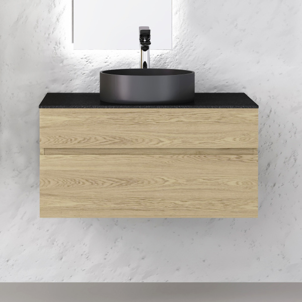 Тумба RAVAL Decent 80 подвесная Дуб сонома Dec.01.80/P/DS/RL