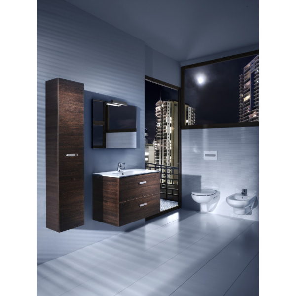 Тумба с раковиной Roca Vctoria Nord венге ZRU9000031+32799C00