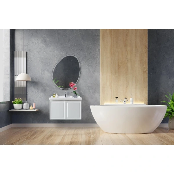 Тумба под раковину Cezares GIUBILEO-800-2A-SC-BL Bianco Lucido