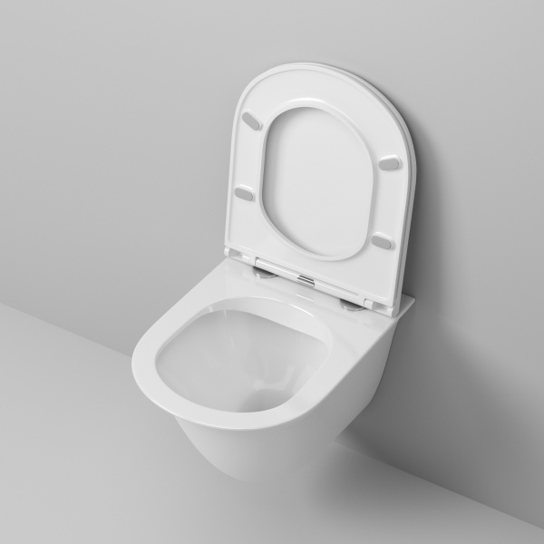 Унитаз подвесной безободковый Grossman  GR-4412S с сиденьем микролифт