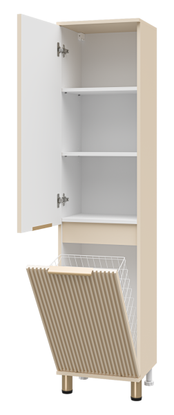 Пенал с бельевой корзиной Brevita Enfida 40 ENF-05040-030БкL