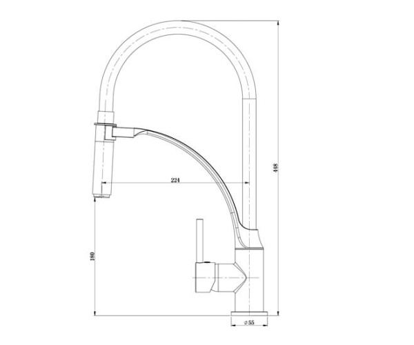 Смеситель для кухонной мойки Lemark Soul (LM6007C)