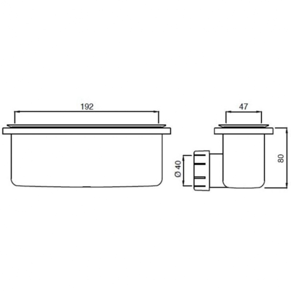 Сифон для поддона Ideal Standard ULTRAFLAT NEW T4493AA