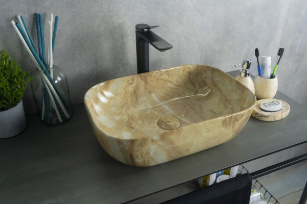 Раковина накладная (46х32,5) Gid Mnc548