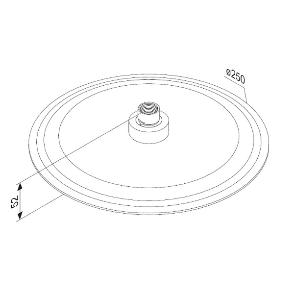 Верхний душ Damixa Scandinavian Pure 936050300 Верхний душ Damixa Scandinavian Pure 936050300