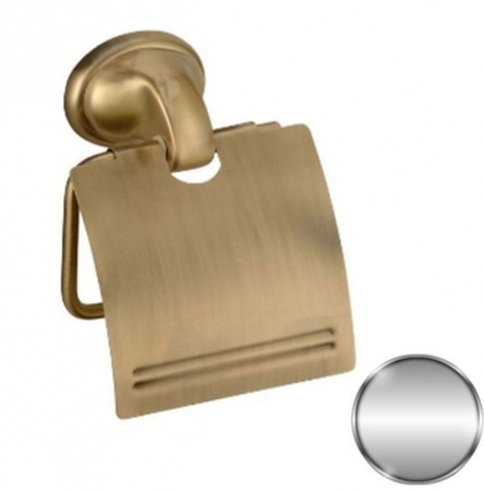 Держатель туалетной бумаги с крышкой Daniel Revival REPR910 cr