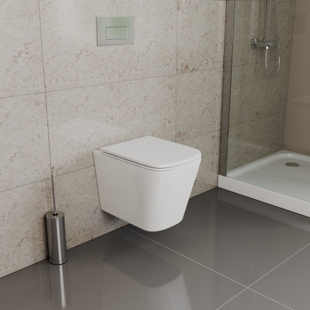 Унитаз подвесной безободковый D&K Quadro (DT1516016)