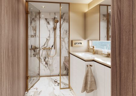 Стакан для зубных щеток Hansgrohe AddStoris 41749140 шлифованная бронза