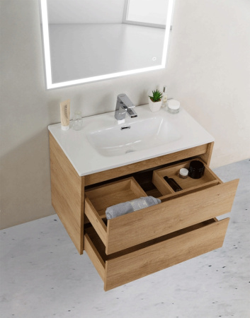 База под раковину подвесная BelBagno KRAFT 39-800/390-2C-SO-RNN Rovere Nebrasca Nature