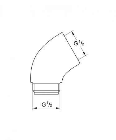 Relexa Переходник белый GROHE 28813000