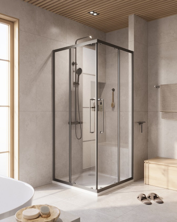 Душевой уголок (100х100) CEZARES RELAX 304 RELAX-304-A-2-100-C-GM