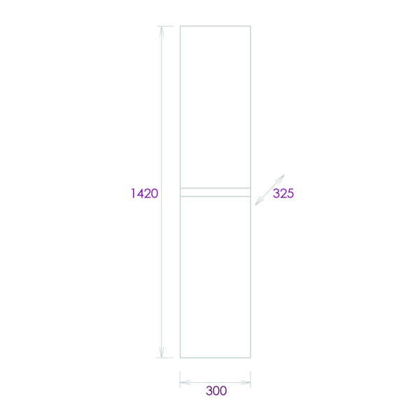 Пенал подвесной Onika Эвада 30 403079