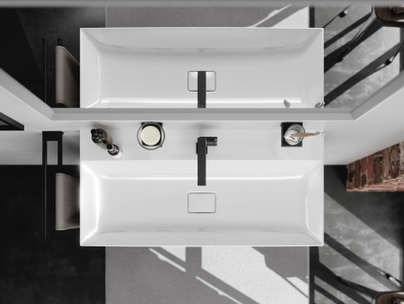 Держатель для полотенец двойной Hansgrohe AddStoris 41770670 черный матовый