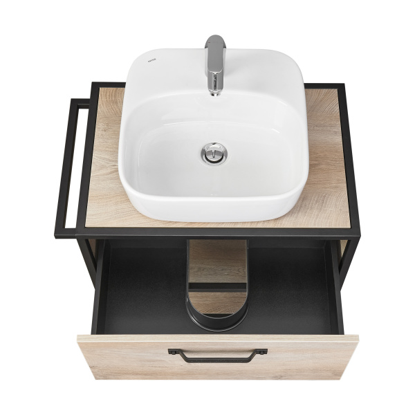 Тумба под раковину Aquaton Лофт Фабрик 65 1A2423K2LTDU0