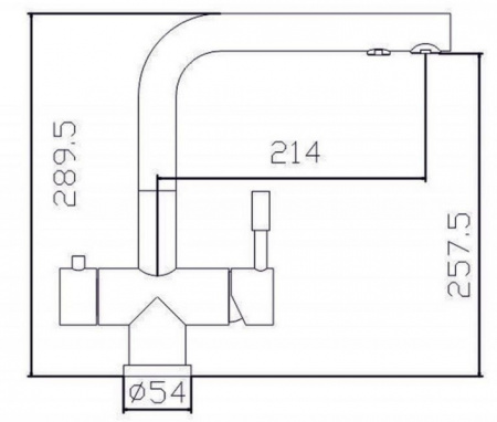 Смеситель для кухни Zorg ILLISIO Inox SZR-1068