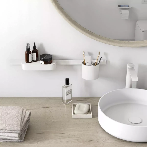 Штанга для аксессуаров 70 см Hansgrohe WallStoris 27904700 белый матовый