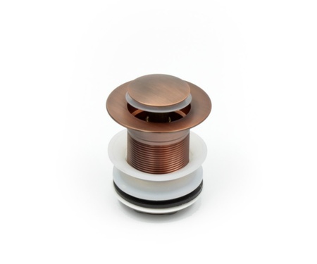 Слив в раковину медный Bronze de Luxe R01