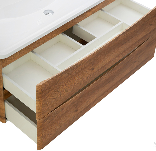 База под раковину BelBagno ACQUA-1200-2C-SO-RR подвесная Rovere Rustico