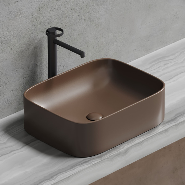 Раковина накладная (50,5х38) Ceramica Nova ELEMENT CN6052MDB