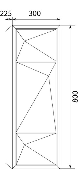 Шкаф Marka One Romb 30П У71342