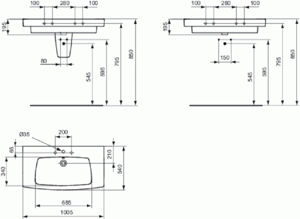 Крепление для раковины Ideal Standard K710767 Крепление для раковины Ideal Standard K710767