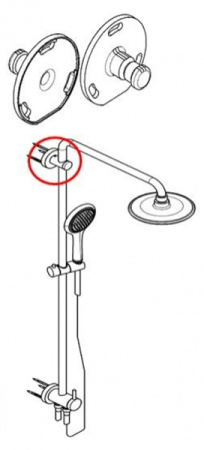 УГЛОВОЙ КРОНШТЕЙН GROHE 10321037