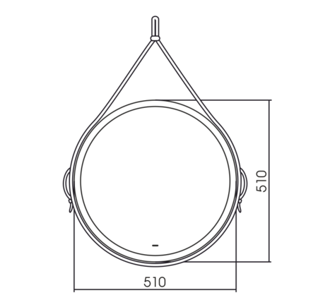 Зеркало (51х51) Silver Mirrors  Капитан LED-00002331