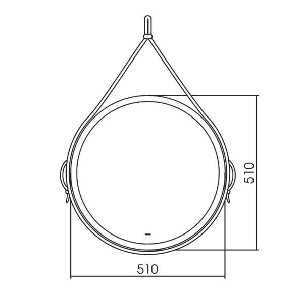 Зеркало (51х51) Silver Mirrors  Капитан LED-00002331