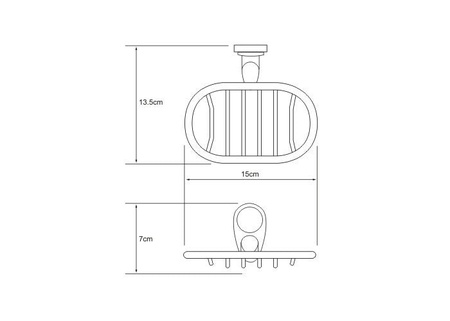 Мыльница WasserKraft Main 9269
