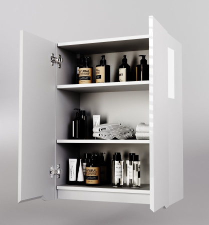 Шкаф подвесной Style Line Марелла мини 60 Люкс Plus СС-00002422 белый глянец