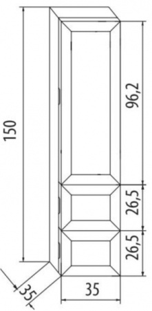 Тумба напольная Eban Giada FKMGD---DB new*3