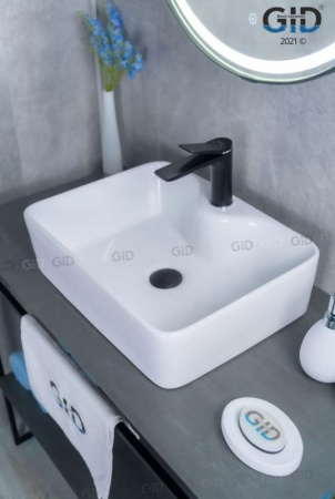 Раковина накладная (48х37) Gid N9091