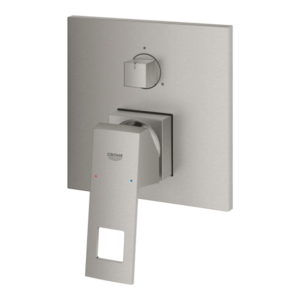 Смеситель для ванны на 3 положения Grohe Eurocube 24094 DC0 (24094DC0) суперсталь