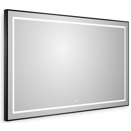 Зеркало (120х80) BelBagno Kraft SPC-KRAFT-1200-800-LED-TCH-WARM-NERO с подсветкой