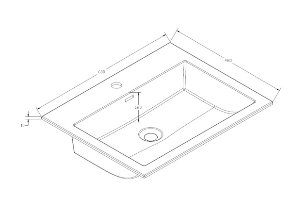 Раковина Vincea VCB-13600W