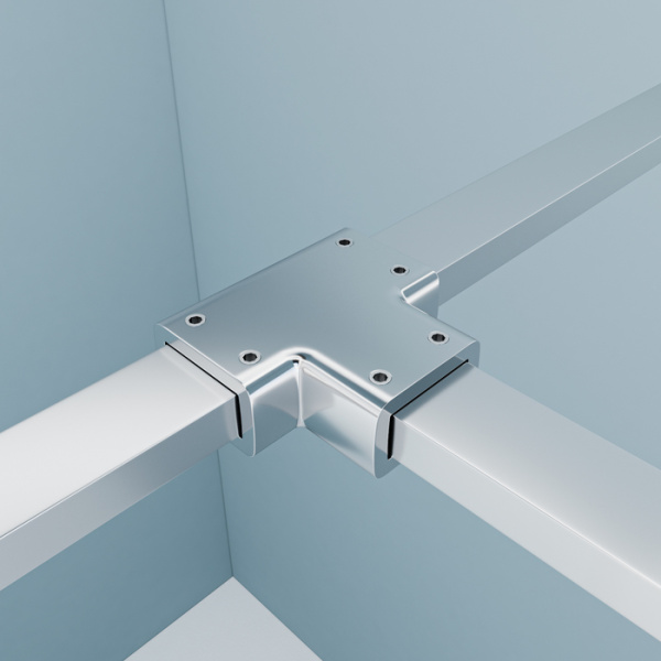 Коннектор  каркаса душевой перегородки IDDIS Walk In, хром, Slide (SLI1CS0i23)