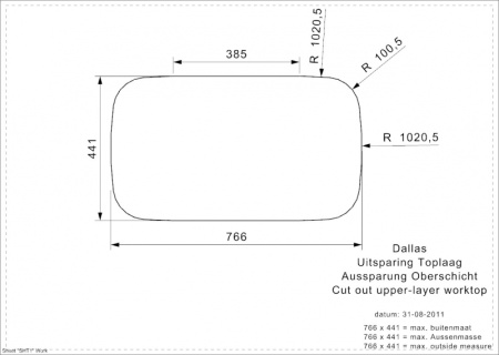 Мойка кухонная Reginox Dallas L 44248