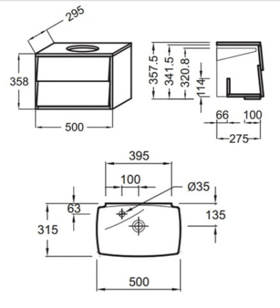 Тумба под раковину  Jacob Delafon Escale EB763-N21
