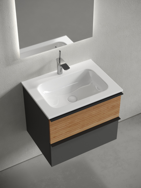 Тумба под раковину Sancos  Delta DL60GR дуб красный