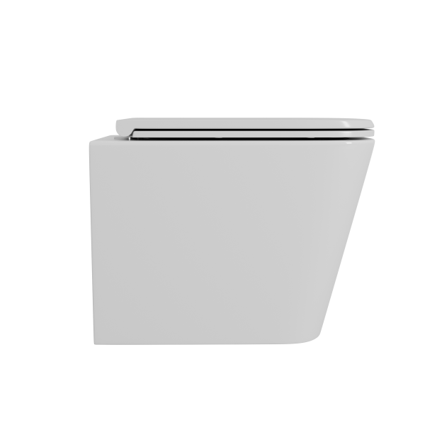 Унитаз подвесной безободковый  D&K  Berlin DT1436516 сиденье микролифт