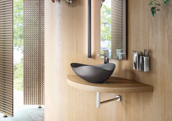 Раковина накладная (57х37,5) Roca Ruy Ohtake 327A13640 оникс матовый