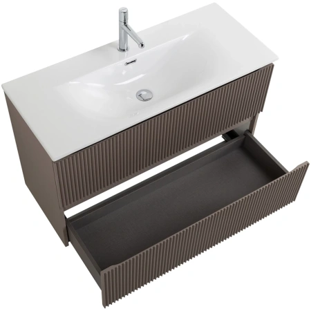 Тумба под раковину 100 BelBagno Uno UNO-MINI-1000-2C-SO-СO бежевый матовый, без раковины