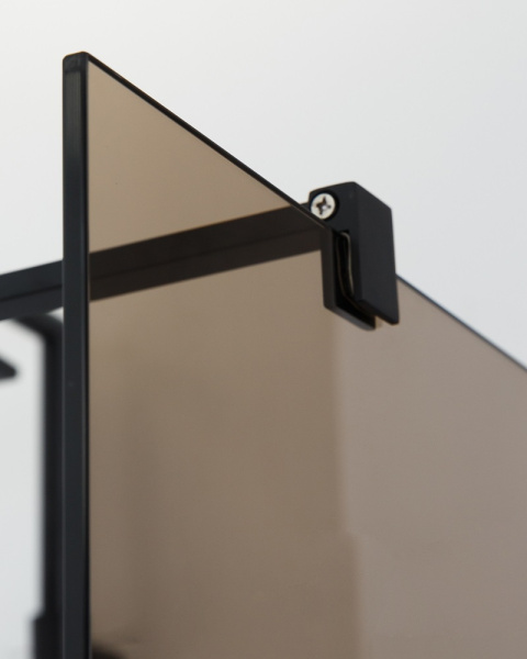 Душевая перегородка 120 см CEZARES LIBERTA LIBERTA-L-2-120-BR-NERO