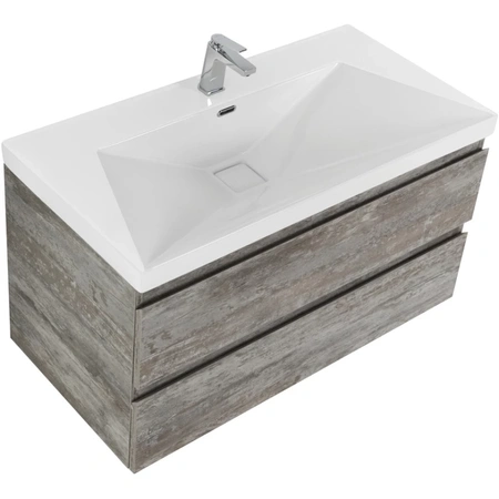 Тумба под раковину Cezares MOLVENO-100-2C-SO-LG Legno Grigio