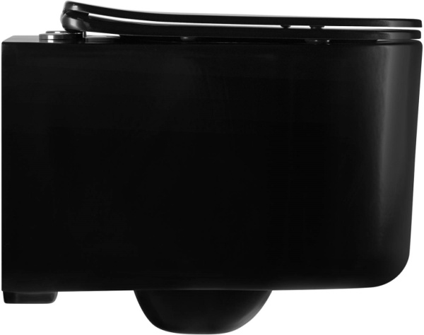 Подвесной безободковый унитаз Aquatek Мия  AQ2004-MB микролифт